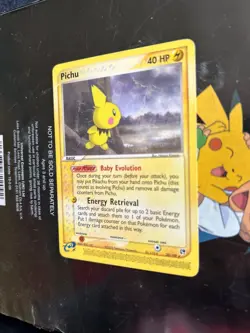 Pichu 20/100 Sandstorm Regular 2003 Pokemon Card Mint Condition for Collectors - Image 4