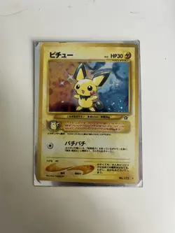 Very rare Pichu Pokemon Card Superb Condition, No. 172 - Image 1