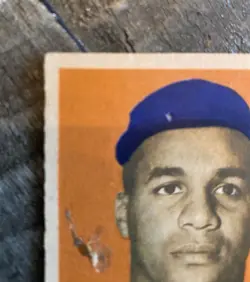 1949 BOWMAN #84 ROY CAMPANELLA - RC - Rookie Baseball Card - Pin Hole -Low Grade - Image 4