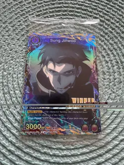 Union Arena Sung Jinwoo UEPR/SLG-1-016 Release Event Winner Sealed Solo Leveling - Image 1