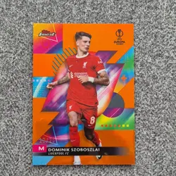 2023-24 Topps Finest Uefa Club Competitions - Dominik Szoboszlai 12/25 - Image 1