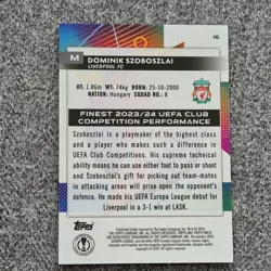 2023-24 Topps Finest Uefa Club Competitions - Dominik Szoboszlai 12/25 - Image 2