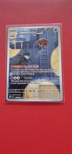 Team Rockets Orbeetle 198/182 - Illustration Rare -Destined Rivals - Pokemon TCG - Image 1