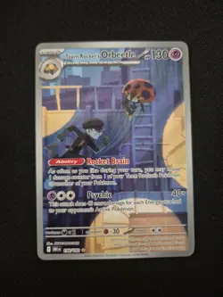 Team Rockets Orbeetle 198/182 SV Destined Rivals Illustration Rare Pokemon TCG 2 - Image 1