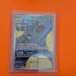 Pokemon TCG Team Rockets Orbeetle Card 198/182 Destined Rivals Illustration Rare - Image 1