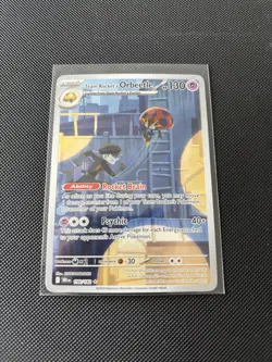 Pokemon TCG Team Rockets Orbeetle 198/182 Destined Rivals Illustration Rare - Image 1