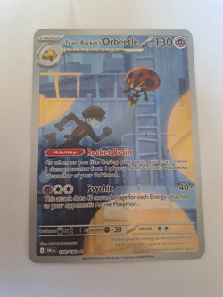 Pokemon TCG Team Rockets Orbeetle Card 198/182 Destined Rivals - Image 1
