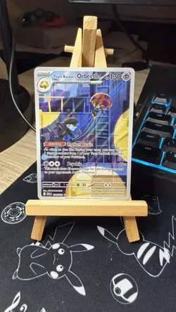 Pokemon TCG Team Rockets Orbeetle Card 198/182 Destined Rivals - Image 1