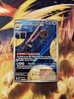 Pokemon TCG Destined Rivals Team Rockets Orbeetle Card 198/182 NM - Image 1