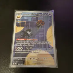 Pokemon TCG Team Rockets Orbeetle Card 198/182 Destined Rivals - Image 1