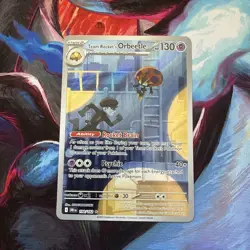 Pokemon TCG Team Rockets Orbeetle Card 198/182 Destined Rivals NM/M - Image 1