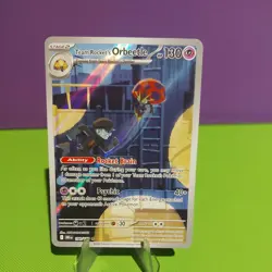 Pokemon TCG Team Rockets Orbeetle Card 198/182 Destined Rivals NM/M - Image 2