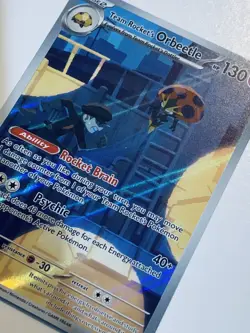 Pokemon TCG Team Rockets Orbeetle Card 198/182 Destined Rivals NM/M - Image 3