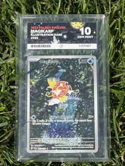 Pokemon Magikarp 203/193 ACE 10 Gem Mint Paldea Evolved Illustration Rare - Image 1