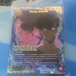 Union Arena Solo Leveling Sung Jinwoo Winner - Image 1