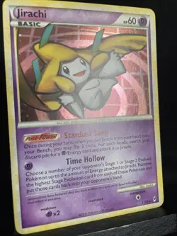 Pokemon TCG Jirachi Holo Rare Card Call of Legends 11/95 Swirl MP - Image 2