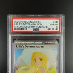 PSA 10 Lillie's Determination 184/132 Pokemon Mega Evolutions Graded Card - Image 2