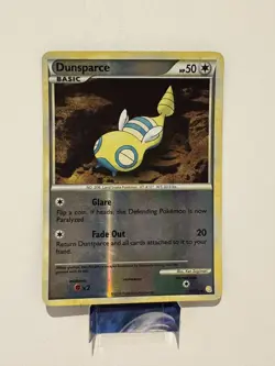 Dunsparce 41/123 Reverse Holo HeartGold & SoulSilver Pokemon Card 2010 LP - Image 1