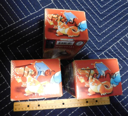 Pokemon Card Boxes (Includes All 3 Boxes) Vintage 1999 Wizards Of The Coast - Image 5