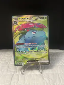 Pokemon Venusaur EX Holo Ultra Rare TCG Card 182/165 Scarlet & Violet 151 NM - Image 1