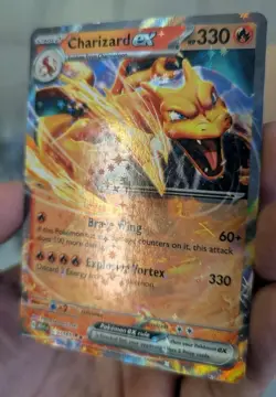2023 POKEMON CHARIZARD EX 006/165 SV: SCARLET & VIOLET SET USED CARD - Image 3