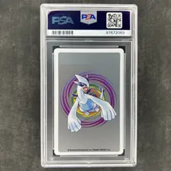 2000 Pokemon Silver Poker Playing Cards 5 Of Spades Golduck Psa 10 #055 - Image 2