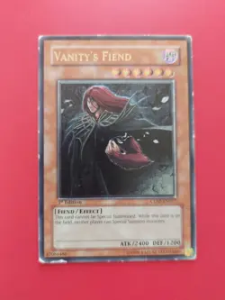 Vanity’s Fiend CDIP-EN017 1st Edition Ultimate Rare Played Yugioh Card - Image 1