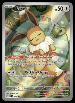Pokemon Cards Eevee 173 Scarlet & Violet Promo Holo Promo NM - Image 1