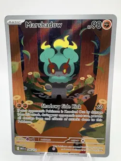 Marshadow 146/132 Illustration Rare Mega Evolution Pokemon Card Holo Near Mint - Image 2