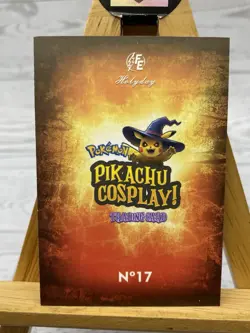 Pikachu as Cosplay Demogorgon Stranger Things Non- Pokemon Fan Art Card - Image 4