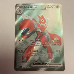 Scizor ex 195/162 Temporal Forces Full Art Ultra Rare Pokemon TCG Card - Image 1