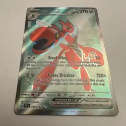 Scizor ex 195/162 Temporal Forces Full Art Ultra Rare Pokemon TCG Card - Image 2