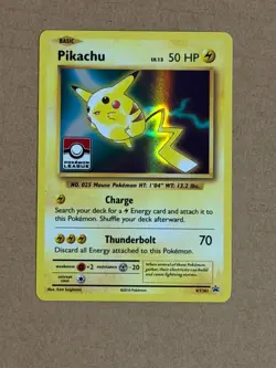 Pikachu (Pokemon League) XY202 Holo League & Championship Cards Pokemon LP - Image 1