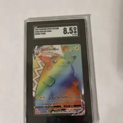 Pokemon Pikachu VMAX 188/185 Vivid Voltage 2020 Secret Rainbow Rare Card TCG - Image 1