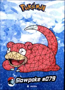 Pokemon Crystal Card Collection Set #079 Slowpoke Cracked Ice Holo - Image 1