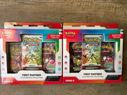 Pokemon TCG First Partner Illustration Collection Series 2 Promo 3-Pack 30 Cards - Image 1