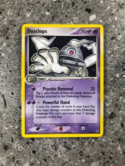 Pokemon TCG Cards Dusclops 7/107 Deoxys Rare Holo NM - Image 1
