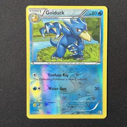 Golduck Reverse Holo 34/149 Boundaries Crossed Pokemon Card - Image 2