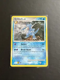 Pokemon TCG Golduck Secret Wonders Card 28/132 Rare Non-Holo LP - Image 1