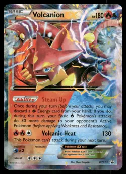 Pokemon Cards Volcanion EX XY173 XY Promo Holo Promo NM - Image 1