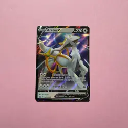 Arceus V SWSH306 LP Holo Ultra Rare Art Sword & Shield Promo Pokemon Card 306 - Image 1