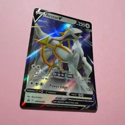 Arceus V SWSH306 LP Holo Ultra Rare Art Sword & Shield Promo Pokemon Card 306 - Image 3