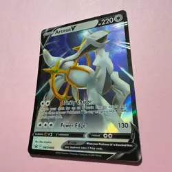 Arceus V SWSH306 LP Holo Ultra Rare Art Sword & Shield Promo Pokemon Card 306 - Image 5
