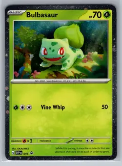 Bulbasaur - (Cosmos Holo) Promo - SV: Scarlet & Violet Promo Cards 046 - NM - Image 1