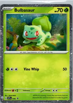 Bulbasaur - (Cosmos Holo) Holo Promo SV: Scarlet & Violet Promo Cards 046 NM - Image 1