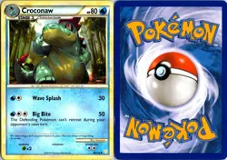 Croconaw 38/123 Uncommon HeartGold & SoulSilver Pokemon Near Mint - Image 3