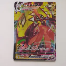 Tapu Koko VMAX 051/163 Full Art Ultra Rare - 2021 Pokemon Battle Styles NM - Image 1