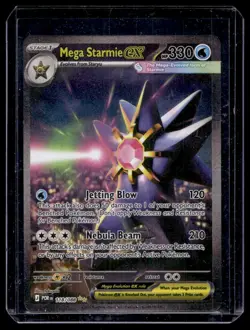 Pokemon Perfect Order Mega Starmie ex Full Art Holo #118/088 SIR - Image 1