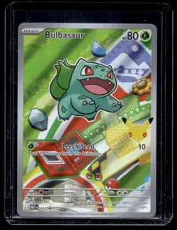 Pokemon Mega Evolution Promo Bulbasaur Black Star Promo #037 - Image 1