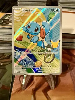 Pokemon Mega Evolution Promo Squirtle Black Star Promo #039 - Image 5